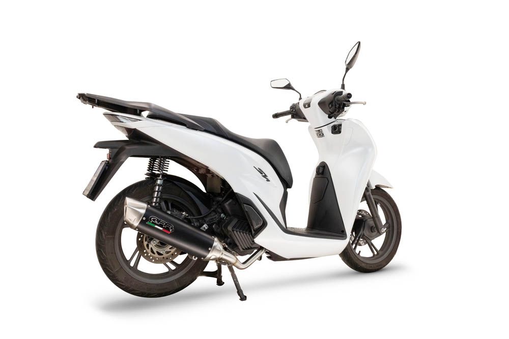 Escape compatible con Honda SH 150 2024-2025, Furore-X Scooter, Silenciador homologado para ruido, escape completo con catalizador y db killer 