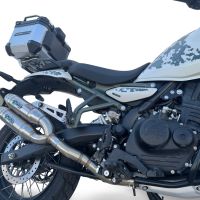 GPR escape compatible con Royal Enfield Guerrilla 450  2024-2025, Deeptone Duplex, Par de terminales de escape homologados, con db killer extraíbles y tubos de conexión específicos 