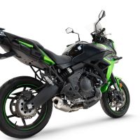 Escape compatible con Kawasaki Versys 650 2023-2025, GP-Revo Titanium, Escape completo racing, incluyendo colector y db killer desmontable, sin homologación 