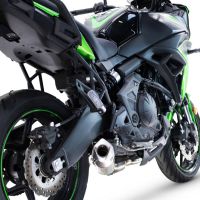 Escape compatible con Kawasaki Versys 650 2023-2025, GP-Revo Titanium, Escape completo racing, incluyendo colector y db killer desmontable, sin homologación 