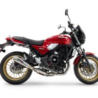 GPR escape compatible con  Kawasaki Z 650 RS 2024-2025, Powercone Evo, Silenciador homologado para ruido, escape completo con catalizador y db killer 