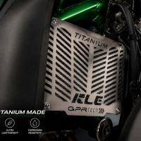 GPR TECH compatible con  Kawasaki KLE 500 2026/2027 e5 plus Protector de radiador de titanio 