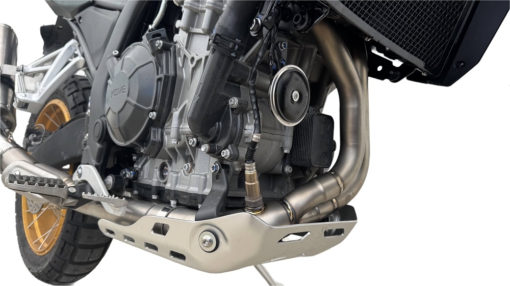 GPR escape compatible con  Kove 800X 2024-2026, Decatalizzatore RACING, Tubo supresor de catalizador 