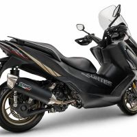 GPR escape compatible con Zontes 365E 2024-2026, Furore-X Scooter, Silenciador homologado para ruido, escape completo con catalizador y db killer 