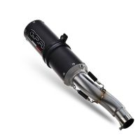 Escape compatible con Yamaha XSR900 2022-2024, M3 Black Titanium, Escape completo, no legal para países de la UE, con db killer extraíble 