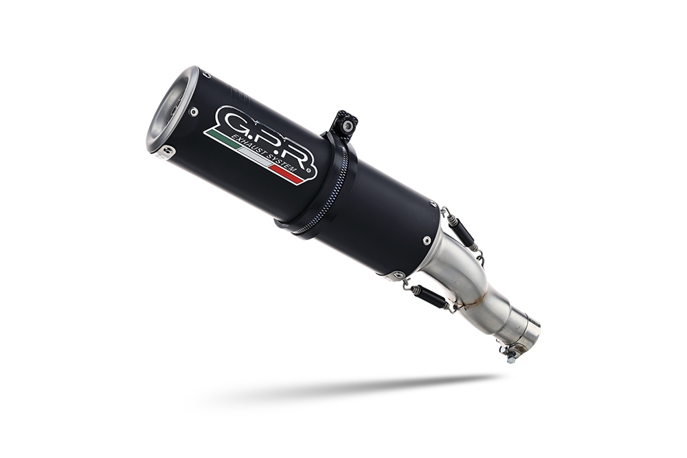 Escape compatible con Yamaha XSR900 2022-2024, M3 Black Titanium, Escape completo, no legal para países de la UE, con db killer extraíble 