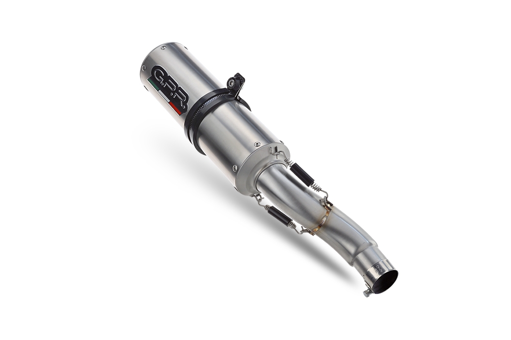 Escape compatible con Cf Moto 650 Gt 2025-2026, M3 Inox , Escape legal, homologado, silenciador con db killer desmontable y tubo de conexión específico 