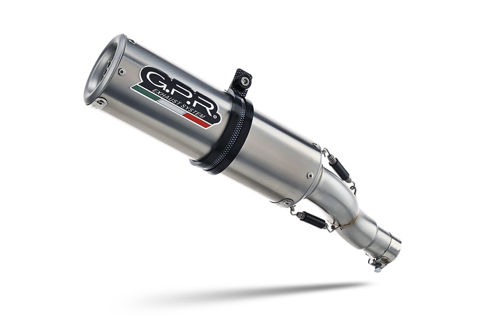 Escape compatible con Cf Moto 650 Gt 2025-2026, M3 Inox , Escape legal, homologado, silenciador con db killer desmontable y tubo de conexión específico 