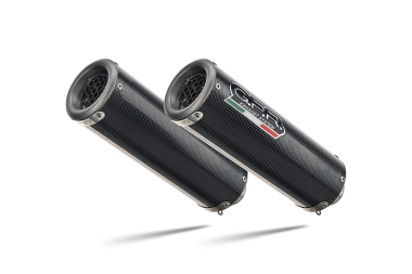 Escape compatible con Kawasaki Z1000 2003-2006, M3 Poppy , Par de terminales de escape homologados, con db killer extraíbles y tubos de conexión específicos 