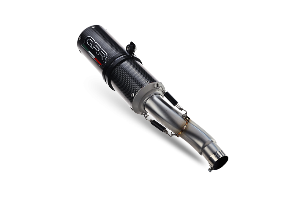 Escape compatible con Ducati Multistrada 950 V2 S 2021-2024, M3 Poppy , Escape legal, homologado, silenciador con db killer desmontable y tubo de conexión específico 