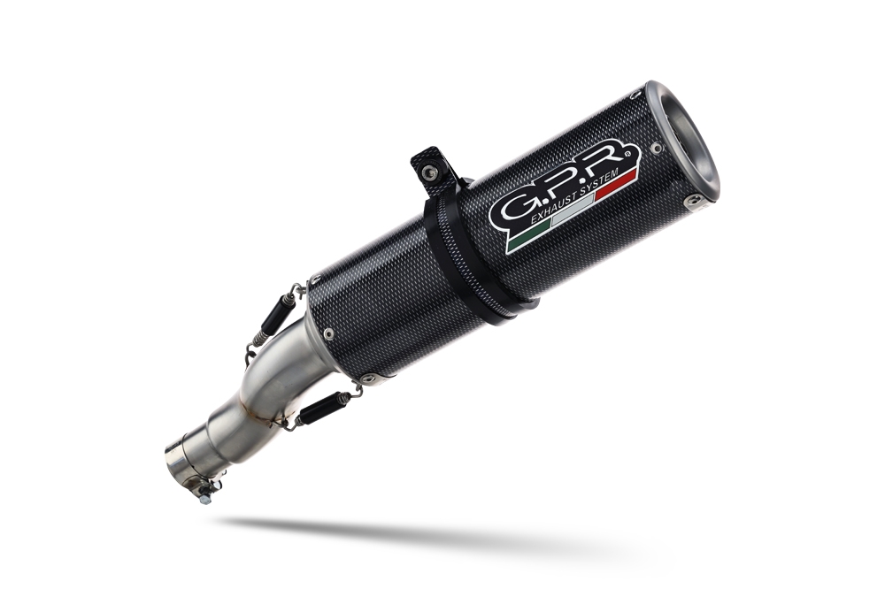 Escape compatible con Bmw R 1200 R 2006-2010, M3 Poppy , Escape legal, homologado, silenciador con db killer desmontable y tubo de conexión específico 