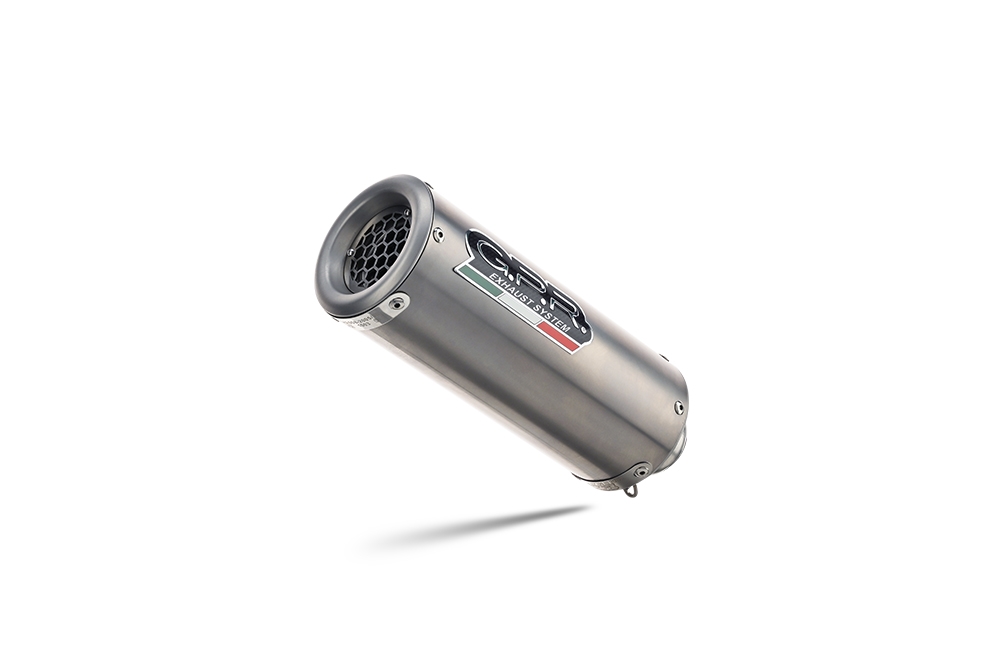 Escape compatible con Cf Moto 650 Gt 2025-2026, M3 Titanium Natural, Escape legal, homologado, silenciador con db killer desmontable y tubo de conexión específico 