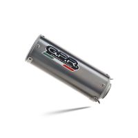 Escape compatible con Cf Moto 650 Gt 2025-2026, M3 Titanium Natural, Escape legal, homologado, silenciador con db killer desmontable y tubo de conexión específico 