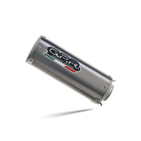 Escape compatible con Triumph Trident 660 2021-2024, M3 Titanium Natural, Escape completo homologado y legal,con catalizador incluido db killer extraíble 