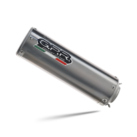 Escape compatible con Ducati 996 -S -SPS 1998-2001, M3 Titanium Natural, Par de terminales de escape homologados, con db killer extraíbles y tubos de conexión específicos 