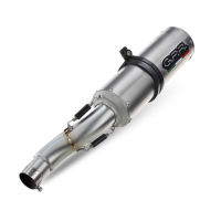 Escape compatible con Ducati 996 -S -SPS 1998-2001, M3 Titanium Natural, Par de terminales de escape homologados, con db killer extraíbles y tubos de conexión específicos 