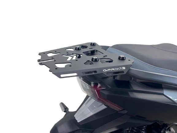 Baúl GPR TECH compatible con  Bmw G 310 Gs 2017/2021 e4 Baúl Alpi-Tech en aluminio, color negro con placa específica incluida Capacidad Litros 26