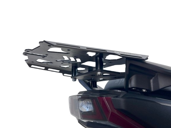 Baúl GPR TECH compatible con  Bmw G 310 Gs 2017/2021 e4 Baúl Alpi-Tech en aluminio, color negro con placa específica incluida Capacidad Litros 26