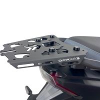 Baúl GPR TECH compatible con  Bmw G 310 Gs 2017/2021 e4 Baúl Alpi-Tech en aluminio, color negro con placa específica incluida Capacidad Litros 26