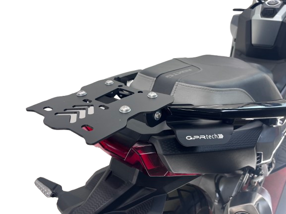 Baúl GPR TECH compatible con  Bmw G 310 Gs 2017/2021 e4 Baúl Alpi-Tech en aluminio color plata con placa específica incluida Capacidad Litros 26