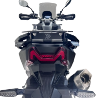 Baúl GPR TECH compatible con  Bmw G 310 Gs 2017/2021 e4 Baúl Alpi-Tech en aluminio color plata con placa específica incluida Capacidad Litros 26