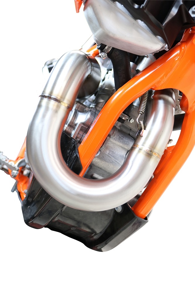 GPR escape compatible con  Gas Gas EC 500 F 2024-2025, Pentacross Inox, Escape completo racing, incluyendo colector y db killer desmontable, sin homologación 
