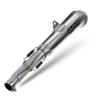 Escape compatible con Bmw R 1200 Gs -Adventure 2004-2009, Powercone Evo, Escape legal, homologado, silenciador con db killer desmontable y tubo de conexión específico 