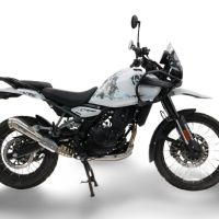 Escape compatible con Royal Enfield Guerrilla 450 2024-2025, Powercone Evo, Escape legal, homologado, silenciador con db killer desmontable y tubo de conexión específico 