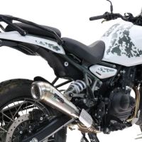 Escape compatible con Royal Enfield Guerrilla 450 2024-2025, Powercone Evo, Escape legal, homologado, silenciador con db killer desmontable y tubo de conexión específico 