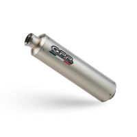GPR escape compatible con  Suzuki Gsx-R 1000  2001-2002, Inox Tondo, Silenciador de escape, homologado, montaje con brida específica (bolt-on), con db killer extraíble 