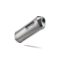 Escape compatible con Aprilia Mana 850 Gt 2007-2016, Satinox, Escape semi-completo homologado con db killer extraible 