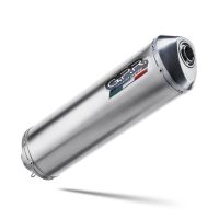 Escape compatible con Bmw F 650 Cs Scarver 2001-2006, Satinox , Escape legal, homologado, silenciador con db killer desmontable y tubo de conexión específico 