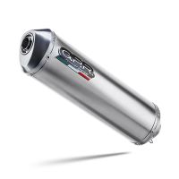 Escape compatible con Kove 800X 2024-2026, Satinox , Escape legal, homologado, silenciador con db killer desmontable y tubo de conexión específico 