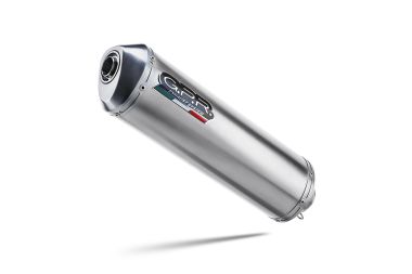 Escape compatible con Kove 800X 2024-2026, Satinox , Escape legal, homologado, silenciador con db killer desmontable y tubo de conexión específico 