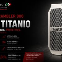 GPR TECH compatible con  Ducati Scrambler 800 2015/2016 Protector de radiador de titanio 
