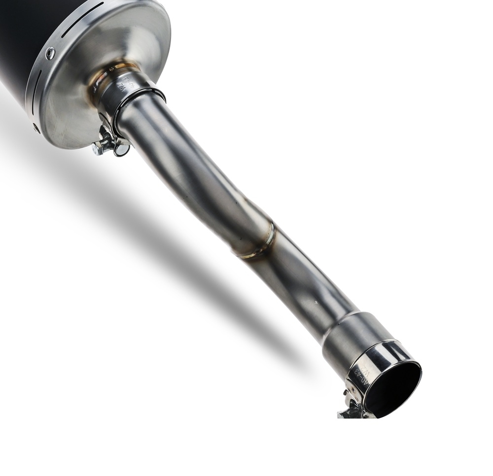 GPR escape compatible con  Suzuki Sixteen 125 2007-2014, Furore-X Scooter, Escape legal, homologado, silenciador con db killer desmontable, catalizador y tubo de conexión específico 