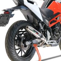 GPR escape compatible con Swm Motorcycles Hoku 125 2022-2024, Deeptone Inox, Escape legal, homologado, silenciador con db killer desmontable y tubo de conexión específico 