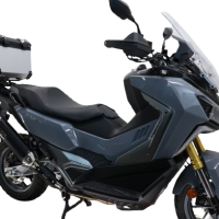 Baúl GPR TECH compatible con  Bmw G 310 Gs 2017/2021 e4 Baúl Alpi-Tech en aluminio color plata con placa específica incluida Capacidad Litros 35