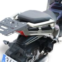 Baúl GPR TECH compatible con  Sym ADX 125 2024/2026 e5 Plus Baúl Alpi-Tech en aluminio, color negro con placa específica incluida Capacidad Litros 26