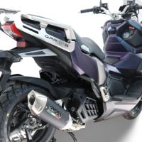 GPR escape compatible con Sym ADX 125 2024-2026, Furore-X Scooter, Sistema de escape completo que incluye tubo de enlace y db killer extraíble. 