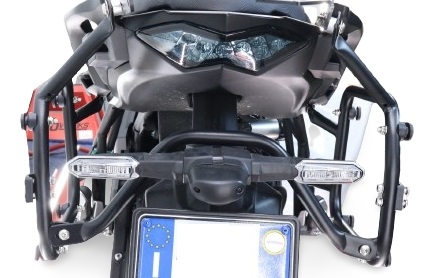 GPR TECH compatible con  Zontes 703 F 2025/2026 Portaequipajes específico para maletas laterales de 38 Lt y 32 Lt, color negro.