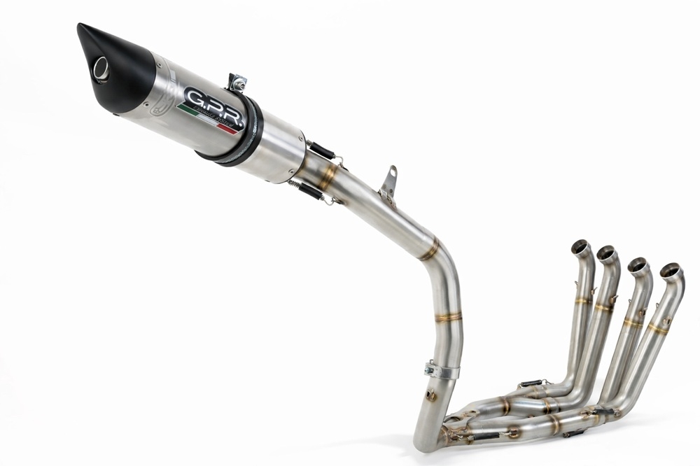 GPR escape compatible con Honda Cbr 600 Rr  2024-2026, Tiburon Titanium, Escape completo racing, incluyendo colector y db killer desmontable, sin homologación 