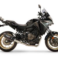 GPR escape compatible con Yamaha Tracer 700 2016-2019, Furore Nero, Escape completo racing, incluyendo colector y db killer desmontable, sin homologación 