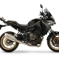 GPR escape compatible con Yamaha Tracer 700 2016-2019, Furore-X Inox, Escape completo, no legal para países de la UE, con db killer extraíble 