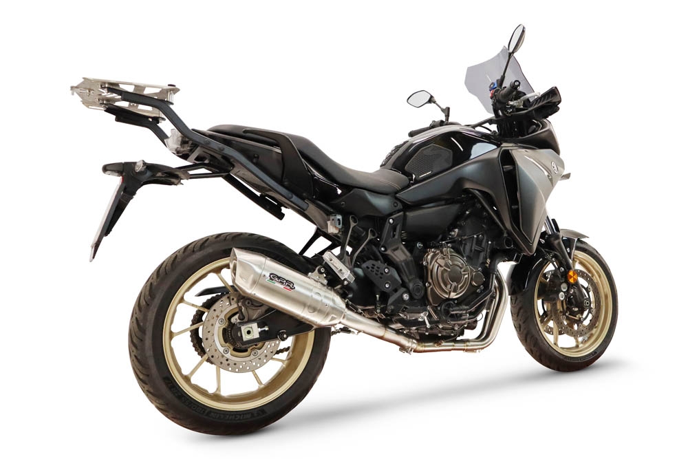 GPR escape compatible con Yamaha Tracer 700 2016-2019, Furore-X Inox, Escape completo, no legal para países de la UE, con db killer extraíble 