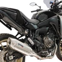 GPR escape compatible con Yamaha Tracer 700 2016-2019, Furore-X Inox, Escape completo, no legal para países de la UE, con db killer extraíble 