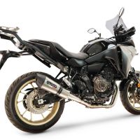 GPR escape compatible con Yamaha Tracer 700 GT 2019-2020, New Grand Prix Evo Titanium, Escape completo racing, incluyendo colector y db killer desmontable, sin homologación 