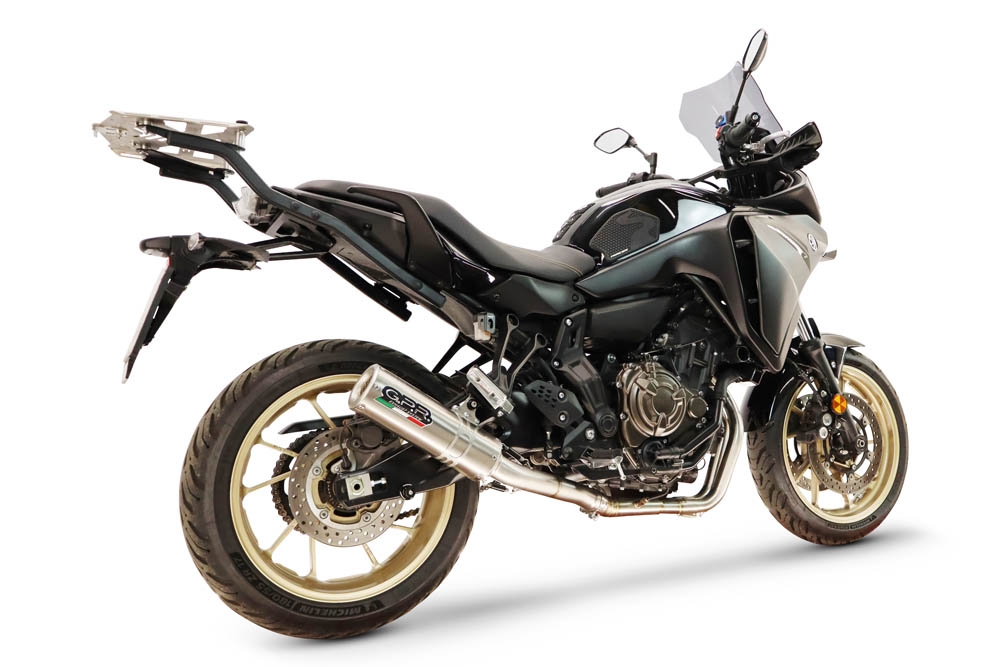 GPR escape compatible con Yamaha Tracer 7 GT 2020-2024, M3 Inox , Escape completo racing, incluyendo colector y db killer desmontable, sin homologación 