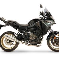 GPR escape compatible con Yamaha Tracer 7 2021-2024, Satinox , Escape completo, no legal para países de la UE, con db killer extraíble 