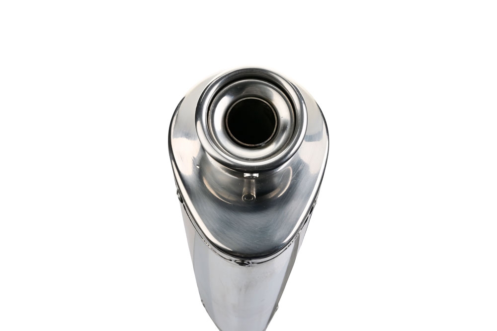 Escape compatible con Yamaha YZ 250 F 2001-2005, Trioval, Escape completo homologado y legal, incluido db killer extraíble 